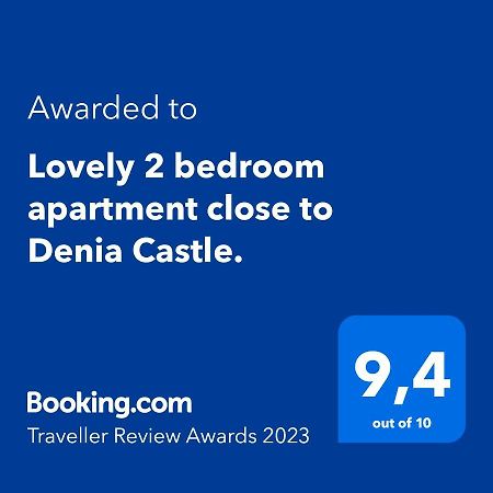 Lovely 2 Bedroom Apartment Close To Denia Castle. Buitenkant foto